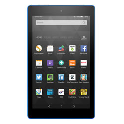 New Amazon Fire HD 8 Tablet, Quad-Core, Fire OS, Wi-Fi, 16GB, 8 Screen Blue